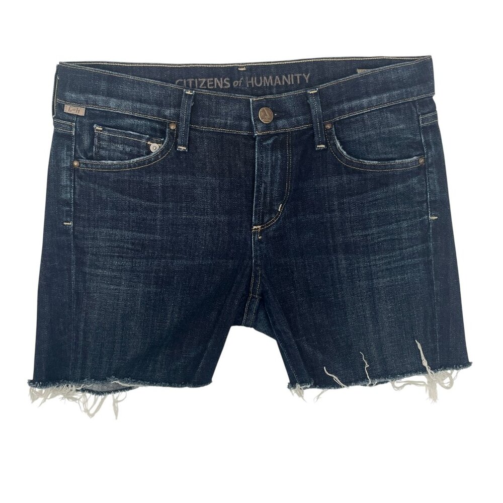 Citizens of Humanity Women’s Ava Low Rise Handmade Cut Off Jean Shorts Size 27